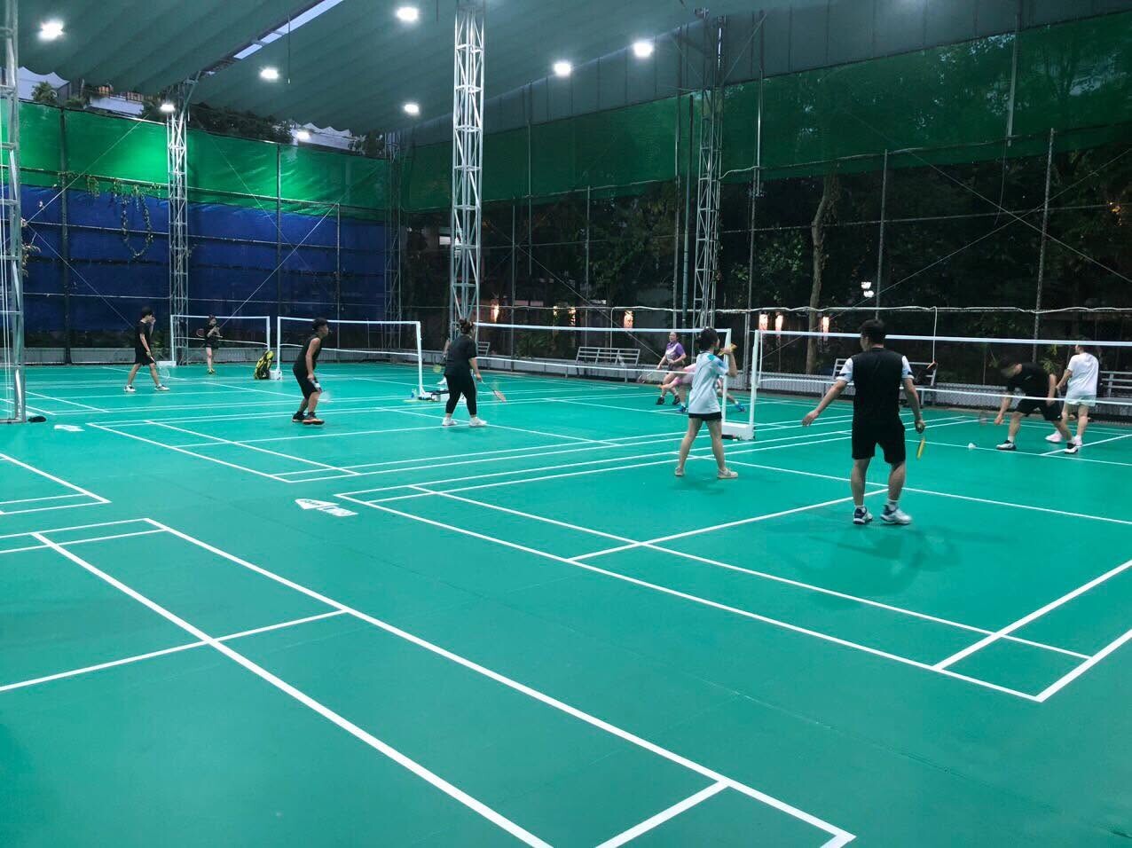 Cụm 8 sân cầu lông Ao Sào