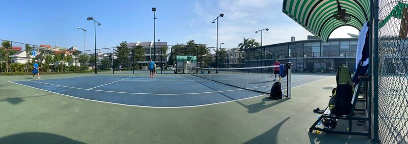 Sân tennis The Garden city - Thạch Bàn, Long Biên, Hà Nội